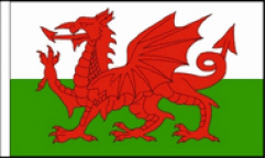 Wales Table Flags